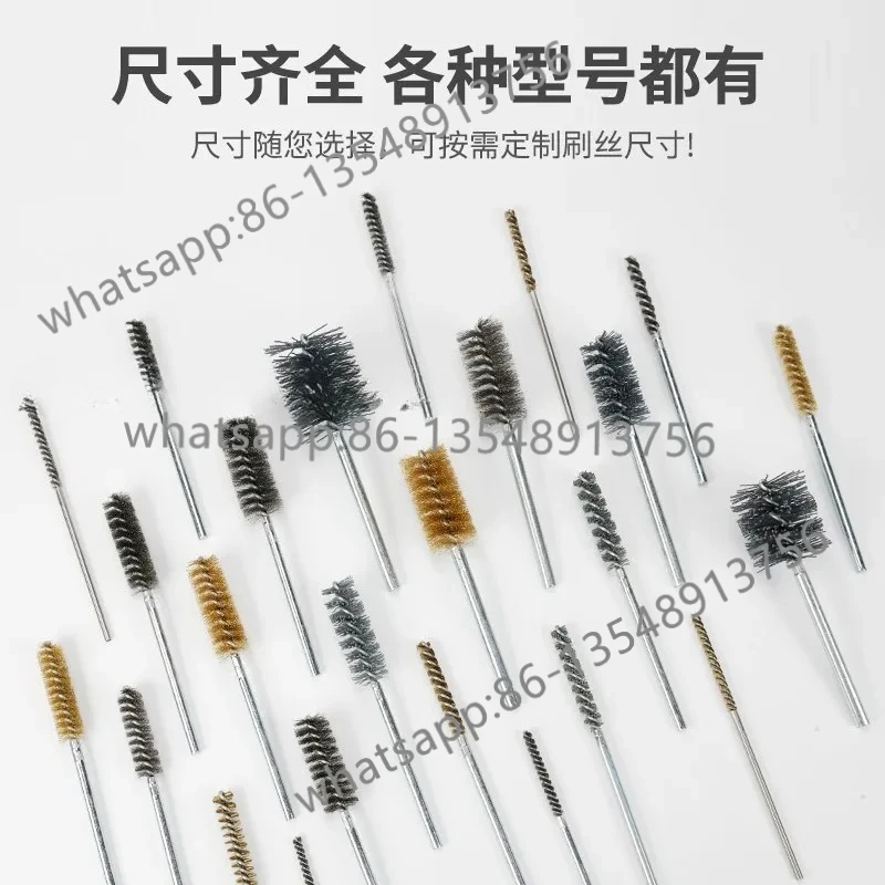 Closed pipe brush stainless steel wire/pure copper wire inner hole/inner wall polishing deburring brush/
Closed pipe brush stainless steel wire/pure copper wire inner hole/inner wall polishing deburring brush/