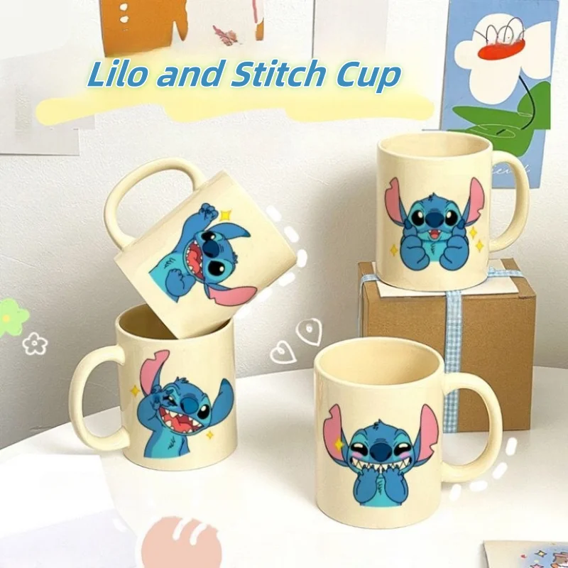 Disney Lilo and Stitch Ceramic Cup Kawaii Cartoon Anime Printed Accessories Coffee Mug Creative Breakfast Milk Cup Gifts
Disney Lilo and Stitch Ceramic Cup Kawaii Cartoon Anime Printed Accessories Coffee Mug Creative Breakfast Milk Cup Gifts