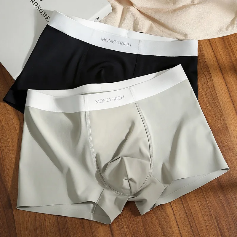 Ice Silk Seamless Underwear Mens Breathable Summer Lingerie Smooth Man Boxers Comfortable Male Panties Convex Pouch Underpants
Ice Silk Seamless Underwear Mens Breathable Summer Lingerie Smooth Man Boxers Comfortable Male Panties Convex Pouch Underpants