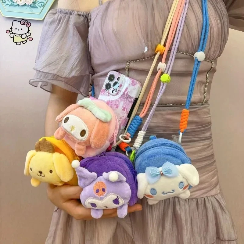 Sanrio My Melody Anime Kawaii Backpack Wallet Cute Cartoon Creative PomPomPurin Mobile Phone Strap Gifts Toys for Kids
Sanrio My Melody Anime Kawaii Backpack Wallet Cute Cartoon Creative PomPomPurin Mobile Phone Strap Gifts Toys for Kids