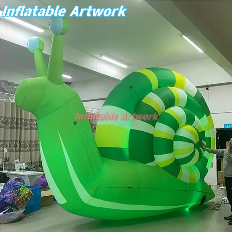 Customized LED Lighting Giant Blow up Snail Design for Creative Wedding Stage Decoration Toy
Customized LED Lighting Giant Blow up Snail Design for Creative Wedding Stage Decoration Toy