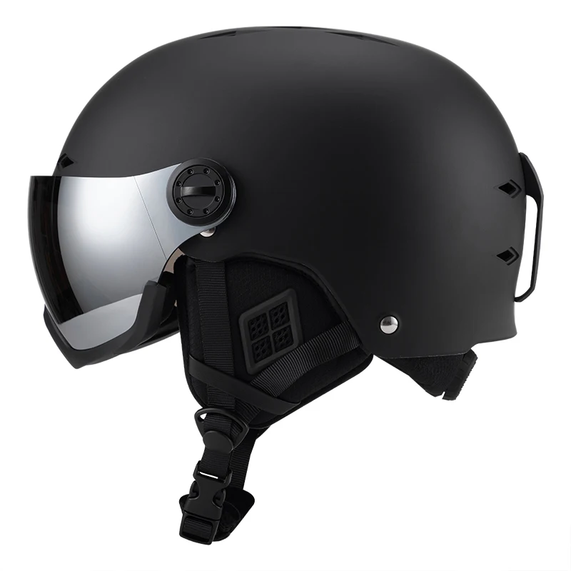 High Quality Factory Price Snowboard Helmet with Goggles Customized Color Safety Adults Ski Helmet for Winter Sports
High Quality Factory Price Snowboard Helmet with Goggles Customized Color Safety Adults Ski Helmet for Winter Sports