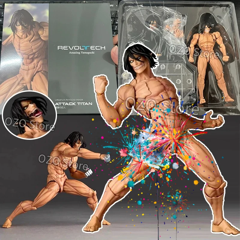 Attack on Titan Eren Jaeger Action Figure Revoltech Amazing Yamaguchi Eren Anime Model Toys Figures PVC Collection Doll Toys
Attack on Titan Eren Jaeger Action Figure Revoltech Amazing Yamaguchi Eren Anime Model Toys Figures PVC Collection Doll Toys