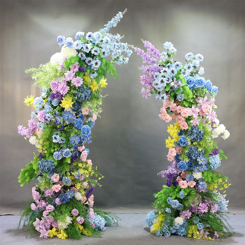 Horn archway wedding background wedding hall stage colorful artificial flower road guide
Horn archway wedding background wedding hall stage colorful artificial flower road guide