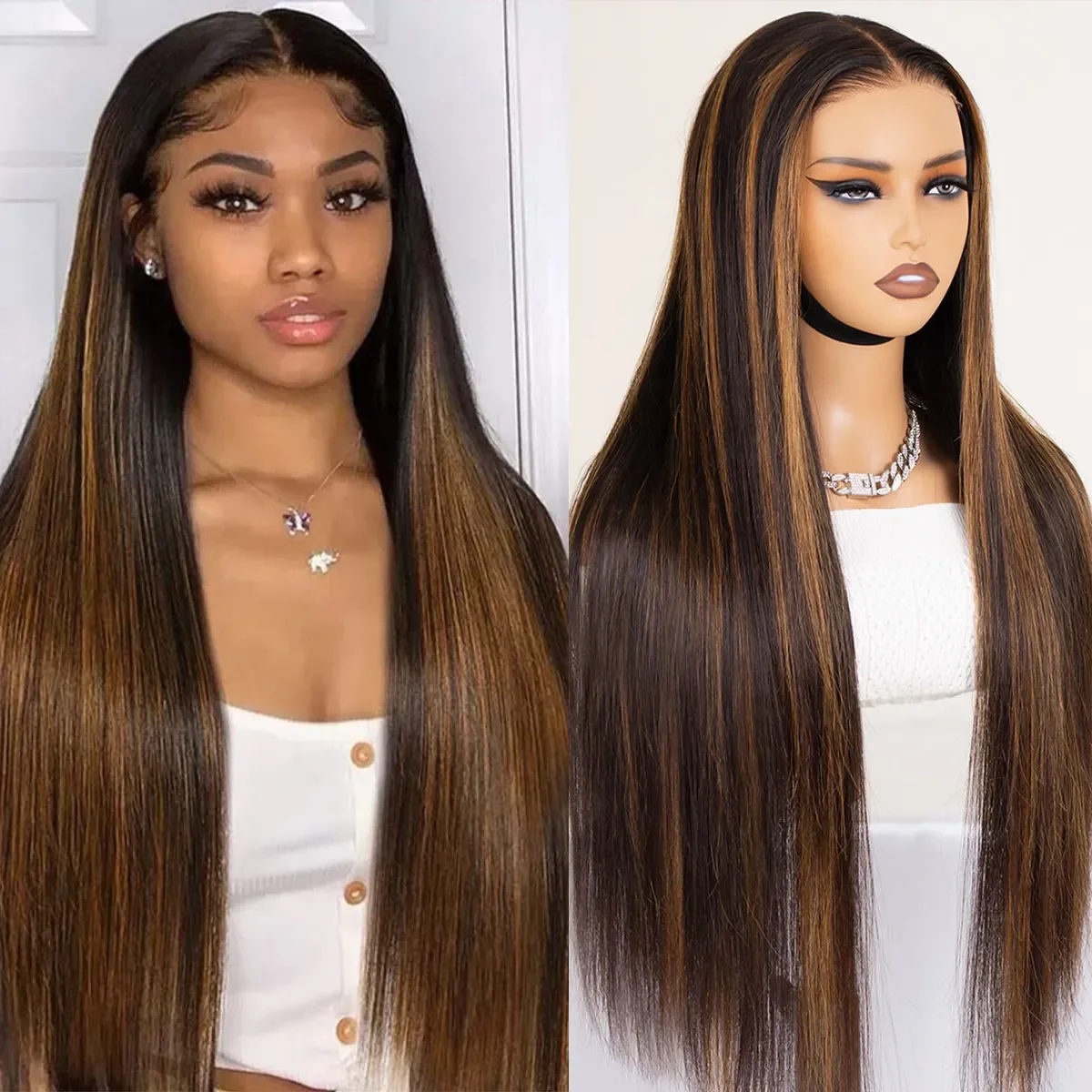 427 Ombre Highlight Straight Human Hair Wigs 13X6 Hd Lace Frontal Wig Honey Blonde Colored Brazilian Wig Original 13X4 For Women
427 Ombre Highlight Straight Human Hair Wigs 13X6 Hd Lace Frontal Wig Honey Blonde Colored Brazilian Wig Original 13X4 For Women