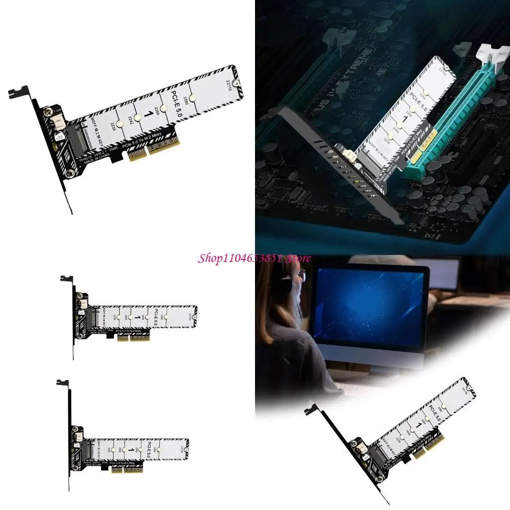 PCIe 5.0 to NVMe Expansion Card Storage Device Support M.2 2280 22110/2260/2242/2230
PCIe 5.0 to NVMe Expansion Card Storage Device Support M.2 2280 22110/2260/2242/2230