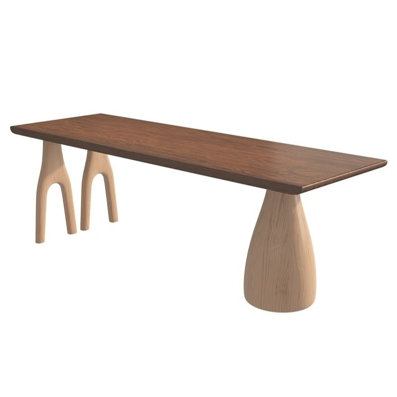 Wabi Shabu Ash Walnut Solid Wood Tea Table Dining Table Chair Desk Integrated Dual-purpose Tea Table New Chinese Style
Wabi Shabu Ash Walnut Solid Wood Tea Table Dining Table Chair Desk Integrated Dual-purpose Tea Table New Chinese Style