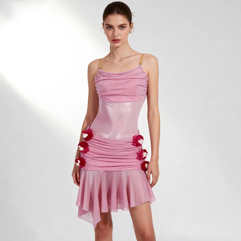 New Pink Latin Dance Performance Dress Women'S Ballroom Dance Competition Clothing Female Samba Latin Dance Costume XS11164
New Pink Latin Dance Performance Dress Women'S Ballroom Dance Competition Clothing Female Samba Latin Dance Costume XS11164