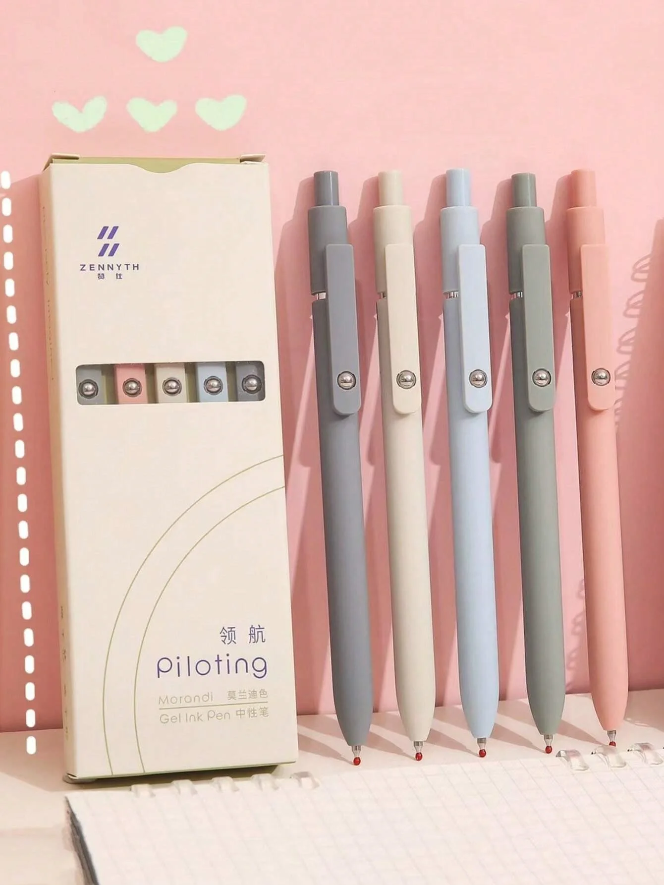 5PCS 0.5mm Morandi Color Retractable Gel Pens Smooth Quick Dry Ink for School Office Work Home Desk Daily Use
5PCS 0.5mm Morandi Color Retractable Gel Pens Smooth Quick Dry Ink for School Office Work Home Desk Daily Use