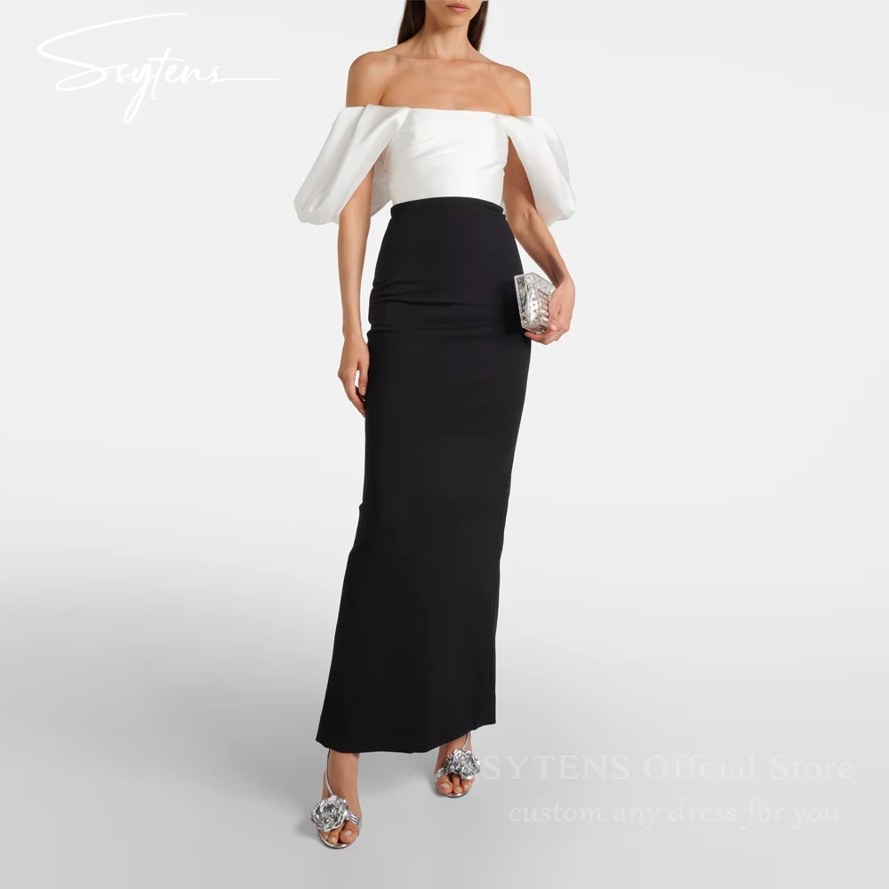 SSYTENS Customized Prom Dresses for Women Off the Shoulder Black and White Prom Dress Ankle Length Elegant Formal Party Dress
SSYTENS Customized Prom Dresses for Women Off the Shoulder Black and White Prom Dress Ankle Length Elegant Formal Party Dress