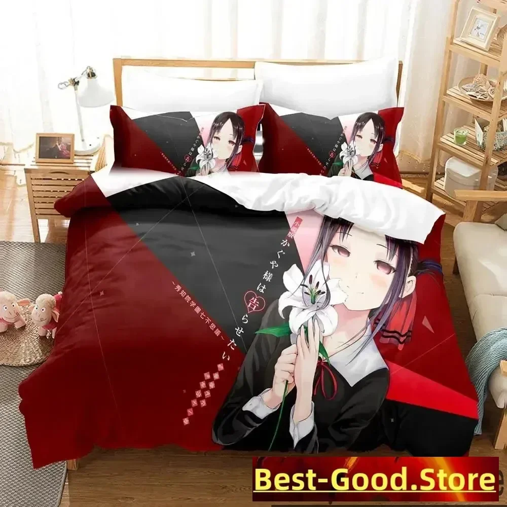 Anime Kaguya-sama Love Is War Bedding Set Duvet Cover Bed Set Quilt Cover Pillowcase Comforter king Queen Size Boys Adult
Anime Kaguya-sama Love Is War Bedding Set Duvet Cover Bed Set Quilt Cover Pillowcase Comforter king Queen Size Boys Adult