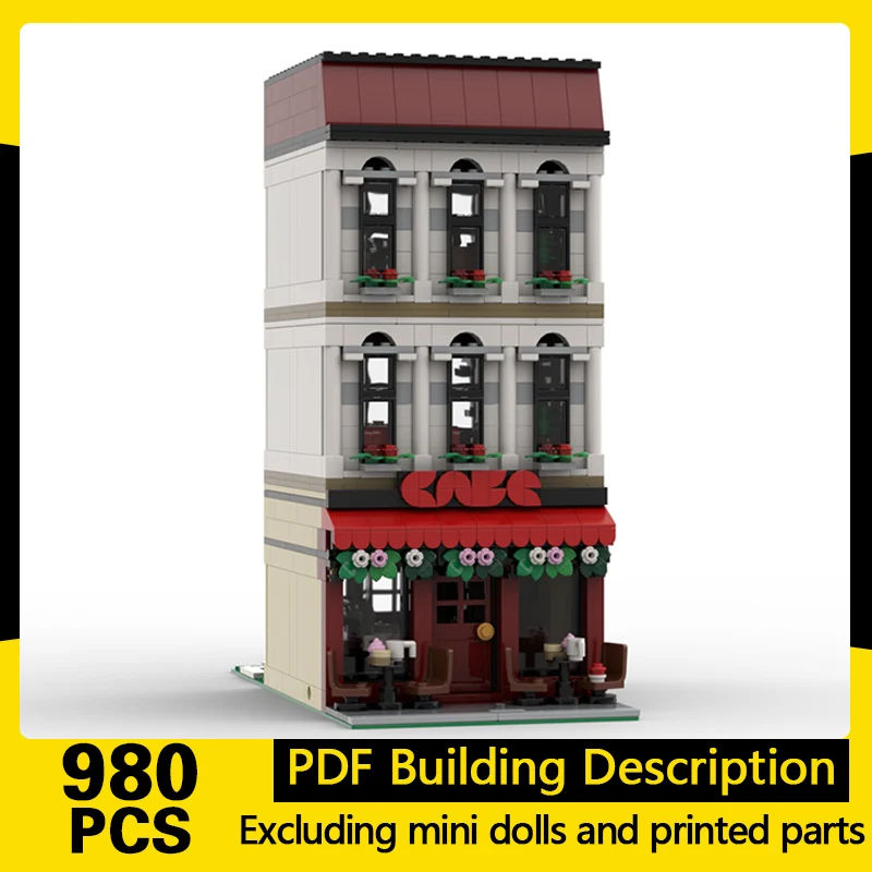City Street View Model MOC Building Bricks City Center Cafe Modular Technology Gifts Holiday Assemble Children Toys Suit
City Street View Model MOC Building Bricks City Center Cafe Modular Technology Gifts Holiday Assemble Children Toys Suit
