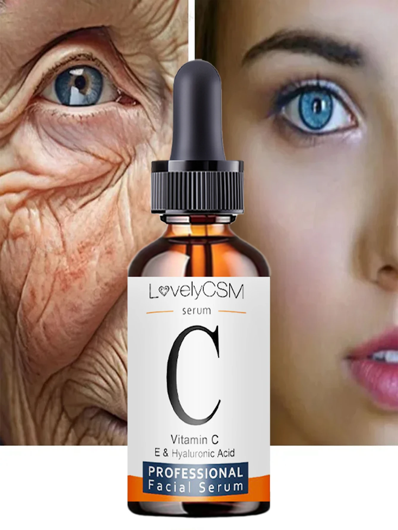 Vitamin C Vitamin E&hyaluronic acid professional facial essence shrinks pores, reduces fine lines, nourishes skin, and cleans fa
Vitamin C Vitamin E&hyaluronic acid professional facial essence shrinks pores, reduces fine lines, nourishes skin, and cleans fa
