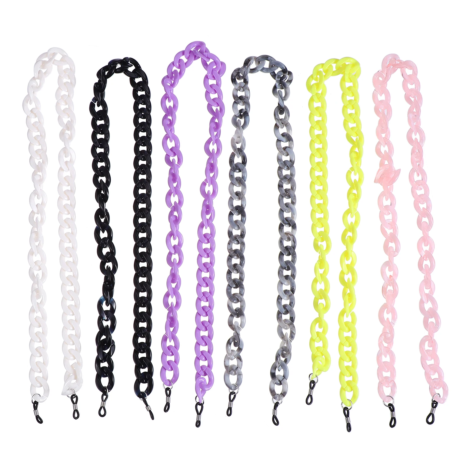 6Pcs Glasses Chain Mask Lanyard AntiLost Holder Hanger Durable Sturdy Plastic Rope Stylish Necklace Clothing Accessory
6Pcs Glasses Chain Mask Lanyard AntiLost Holder Hanger Durable Sturdy Plastic Rope Stylish Necklace Clothing Accessory