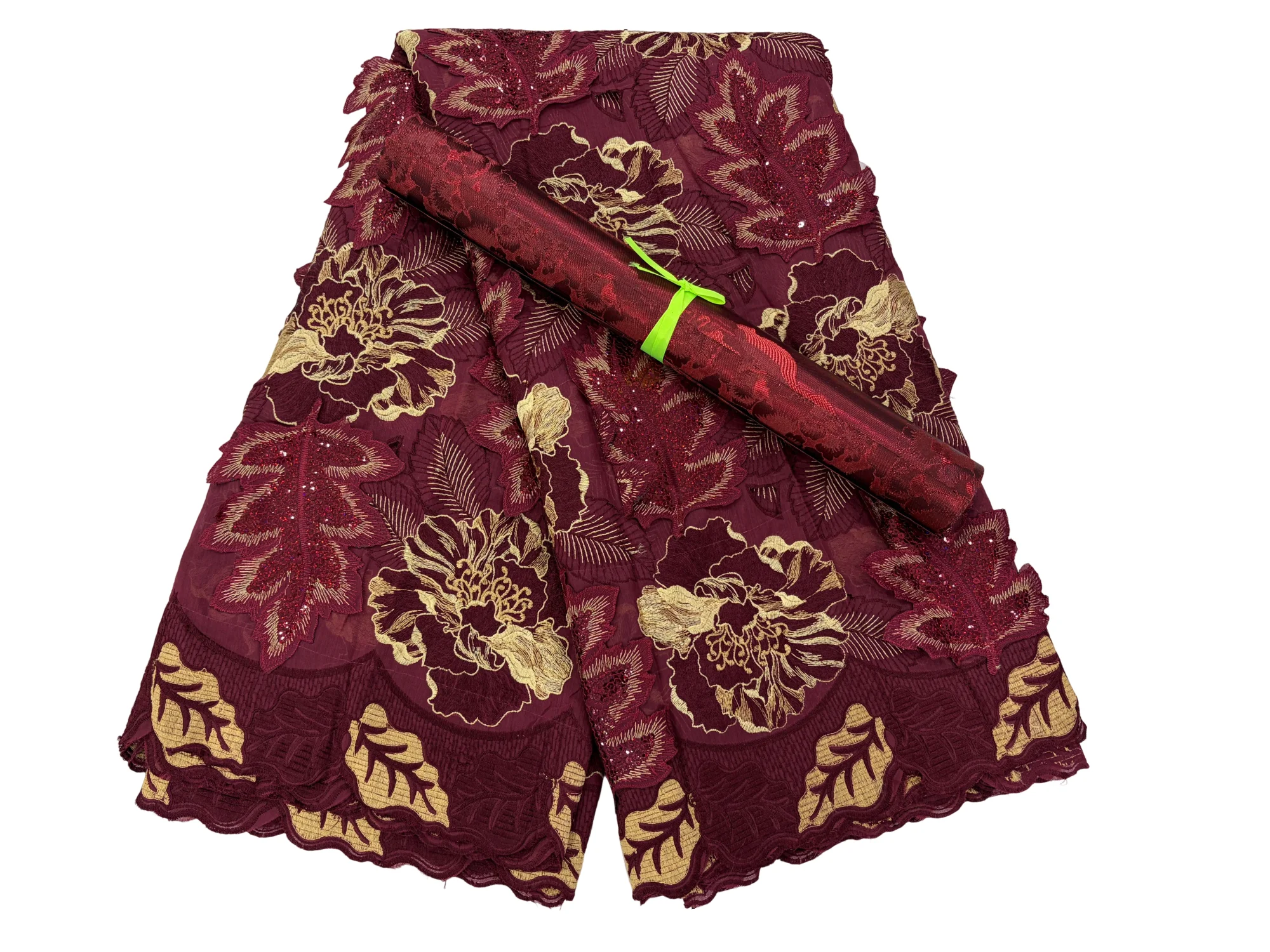 3D African Sequins 100% Cotton Lace Fabrics French Net Embroidery Tulle Materials 5Yards Match Hayes Sego Gele Headtie 2 Pcs Sew
3D African Sequins 100% Cotton Lace Fabrics French Net Embroidery Tulle Materials 5Yards Match Hayes Sego Gele Headtie 2 Pcs Sew