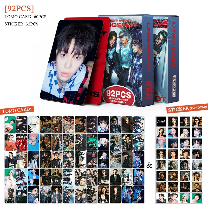 LNGSHOT Новый альбом SHOT CALLERS K-pop Lomo-карточки 60 шт. + мини-стикеры 32 шт. Фотокарточки корейских айдолов для коллекции фанатов
LNGSHOT Новый альбом SHOT CALLERS K-pop Lomo-карточки 60 шт. + мини-стикеры 32 шт. Фотокарточки корейских айдолов для коллекции фанатов 
