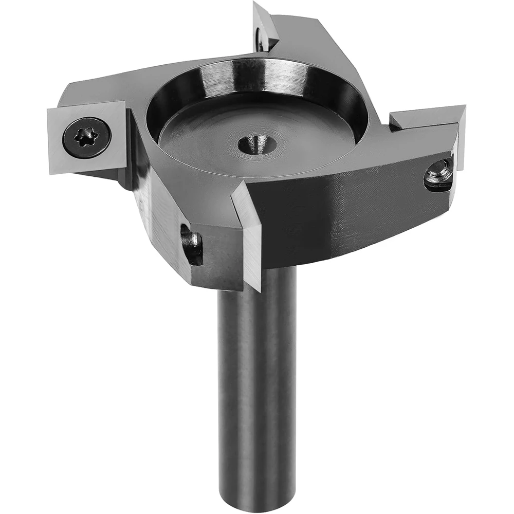 Spoilboard Surfacing Router Bit 12mm Shank 63mm Diameter 4 Wings Carbide Inserts CNC Router Bit Wood Slab Flattening Laminate
Spoilboard Surfacing Router Bit 12mm Shank 63mm Diameter 4 Wings Carbide Inserts CNC Router Bit Wood Slab Flattening Laminate