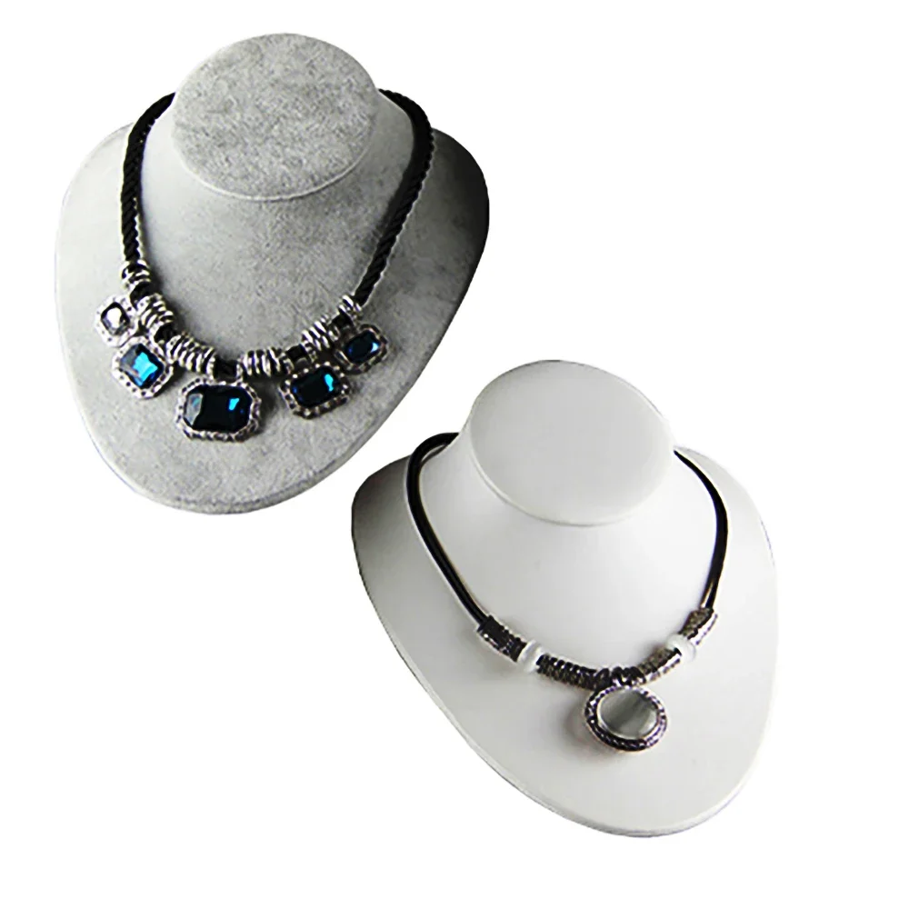 Velvet Necklace Jewelry Display Stand Pendant Storage Organizer Bust Chain Beads Necklace Holder White Pearl Chain Showcase
Velvet Necklace Jewelry Display Stand Pendant Storage Organizer Bust Chain Beads Necklace Holder White Pearl Chain Showcase