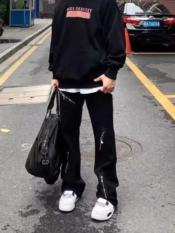 Мужские джинсы большого размера 300 Pou в американском стиле, с молнией, повседневные, модные, свободные, прямые, длинные брюки для молодежи
Мужские джинсы большого размера 300 Pou в американском стиле, с молнией, повседневные, модные, свободные, прямые, длинные брюки для молодежи