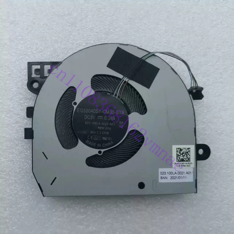 Laptop CPU Cooling Fan For DELL Latitude 13 5320 0CJCNP
Laptop CPU Cooling Fan For DELL Latitude 13 5320 0CJCNP