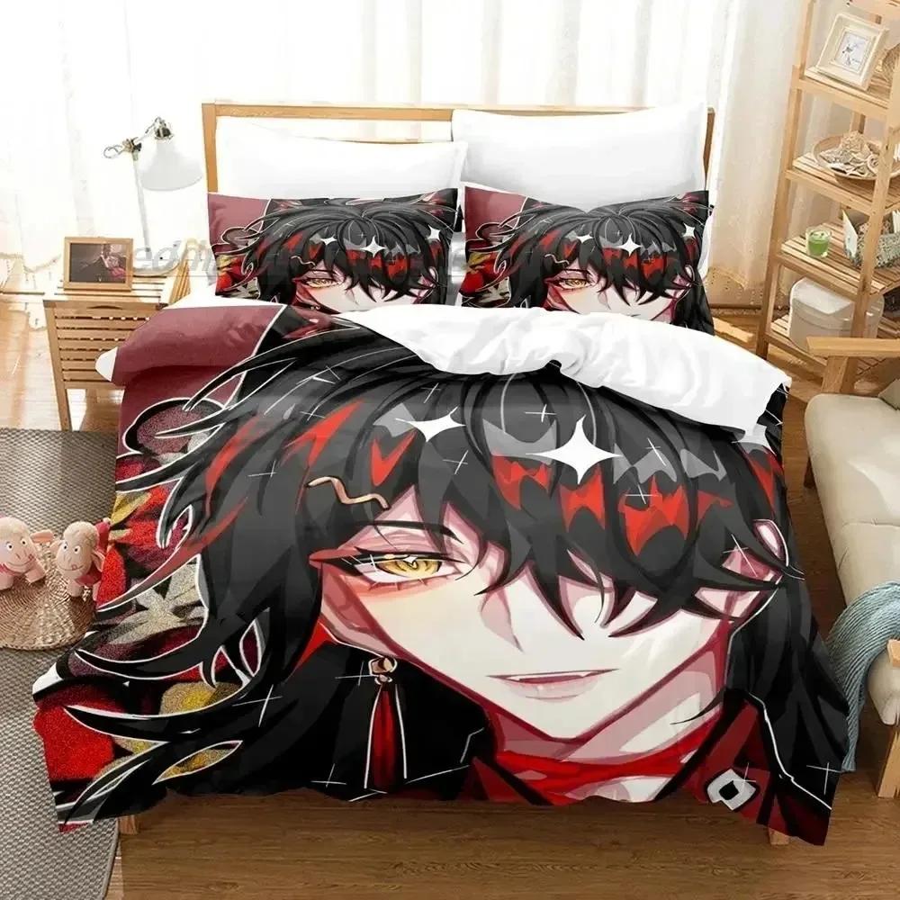 Hololive Vox Akuma Bedding Set Single Twin Full Queen King Size Bed Set Aldult Kid Bedroom Duvetcover Couette Imprimée Enfants
Hololive Vox Akuma Bedding Set Single Twin Full Queen King Size Bed Set Aldult Kid Bedroom Duvetcover Couette Imprimée Enfants