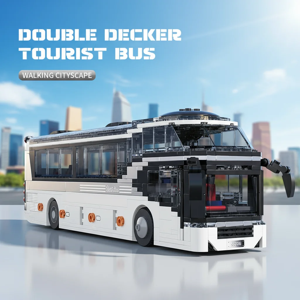 Tourist Bus Building Block, Creative Decorations, Home Furnishing Decoration, DIY Educational Toys, Desktop Decoration, The Perf
Tourist Bus Building Block, Creative Decorations, Home Furnishing Decoration, DIY Educational Toys, Desktop Decoration, The Perf