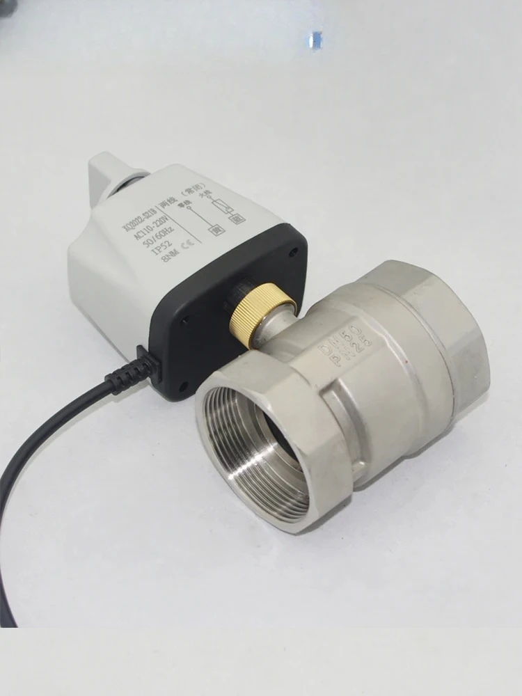 Household stainless steel hand-operated three wire two wire power-off reset threaded electric ball valve
Household stainless steel hand-operated three wire two wire power-off reset threaded electric ball valve