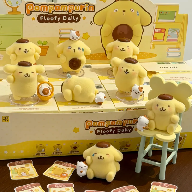 New Genuine Product Pompompurin Flocked Blind Box Figurine Trendy Collectible Toy Desktop Ornament Car Decor Plush Doll Toy Gift
New Genuine Product Pompompurin Flocked Blind Box Figurine Trendy Collectible Toy Desktop Ornament Car Decor Plush Doll Toy Gift