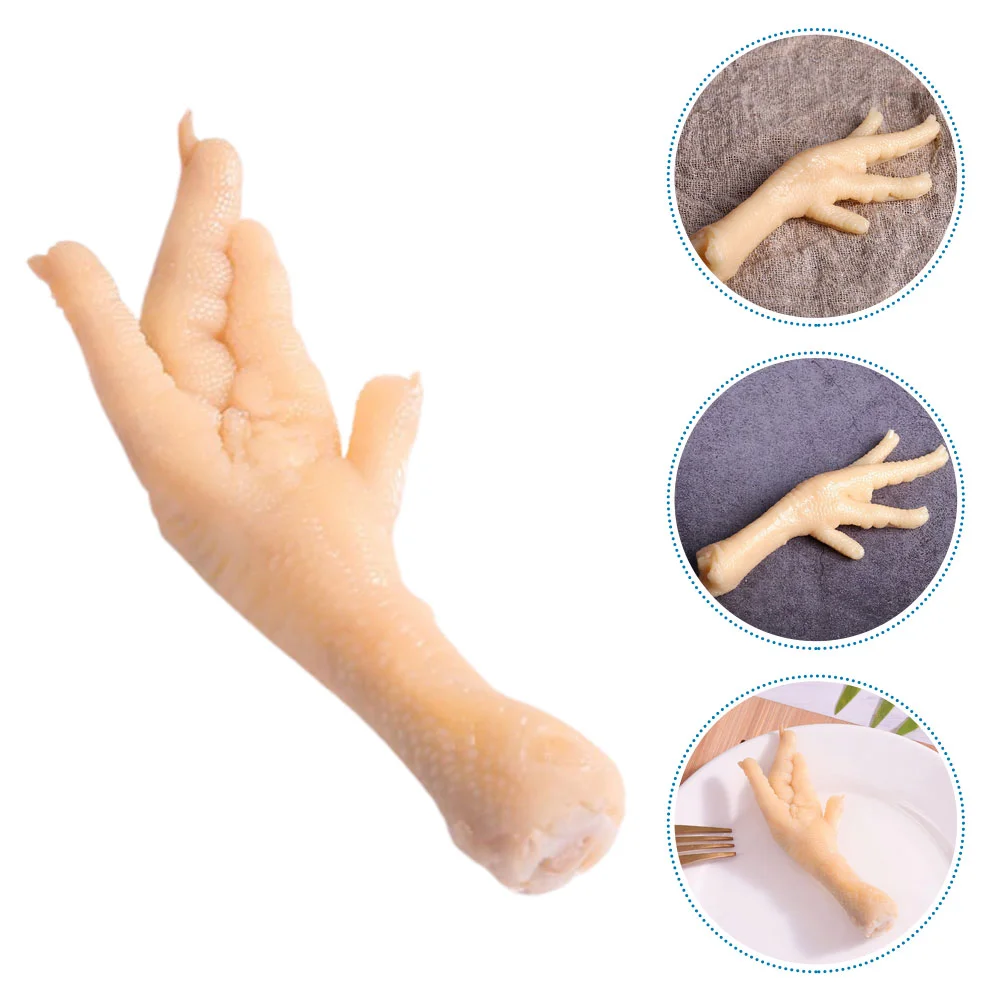 Realistic Chicken Feet Fake Food Model Lifelike Simulation Decor Artificial Claw Prop for Restaurant Home Party Display
Realistic Chicken Feet Fake Food Model Lifelike Simulation Decor Artificial Claw Prop for Restaurant Home Party Display