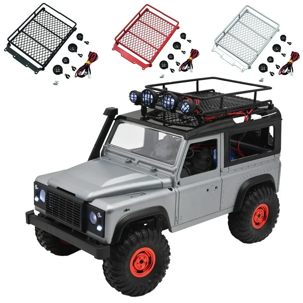 Universal Roof Racks With LED Light for 1/14 1/12 1/10 RC Crawler Car SCX10 CC01 MN D90 D91 D99 MN90 MN99S
Universal Roof Racks With LED Light for 1/14 1/12 1/10 RC Crawler Car SCX10 CC01 MN D90 D91 D99 MN90 MN99S