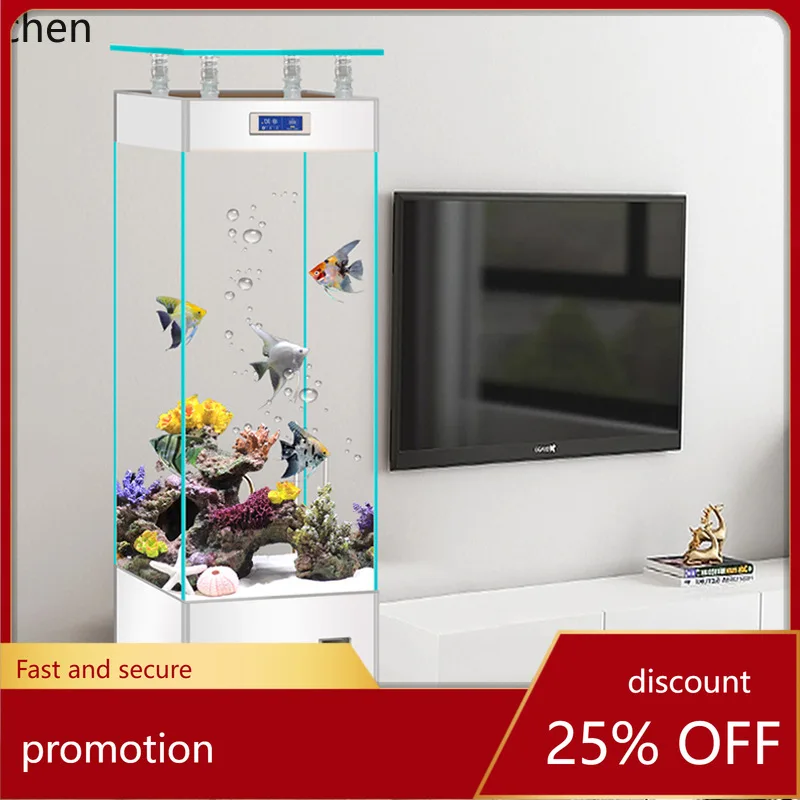 Ультра-прозрачный стеклянный аквариум YFY Smart Gold Crystal для домашнего использования, среднего и малого размера, не требуется изменение воды
Ультра-прозрачный стеклянный аквариум YFY Smart Gold Crystal для домашнего использования, среднего и малого размера, не требуется изменение воды