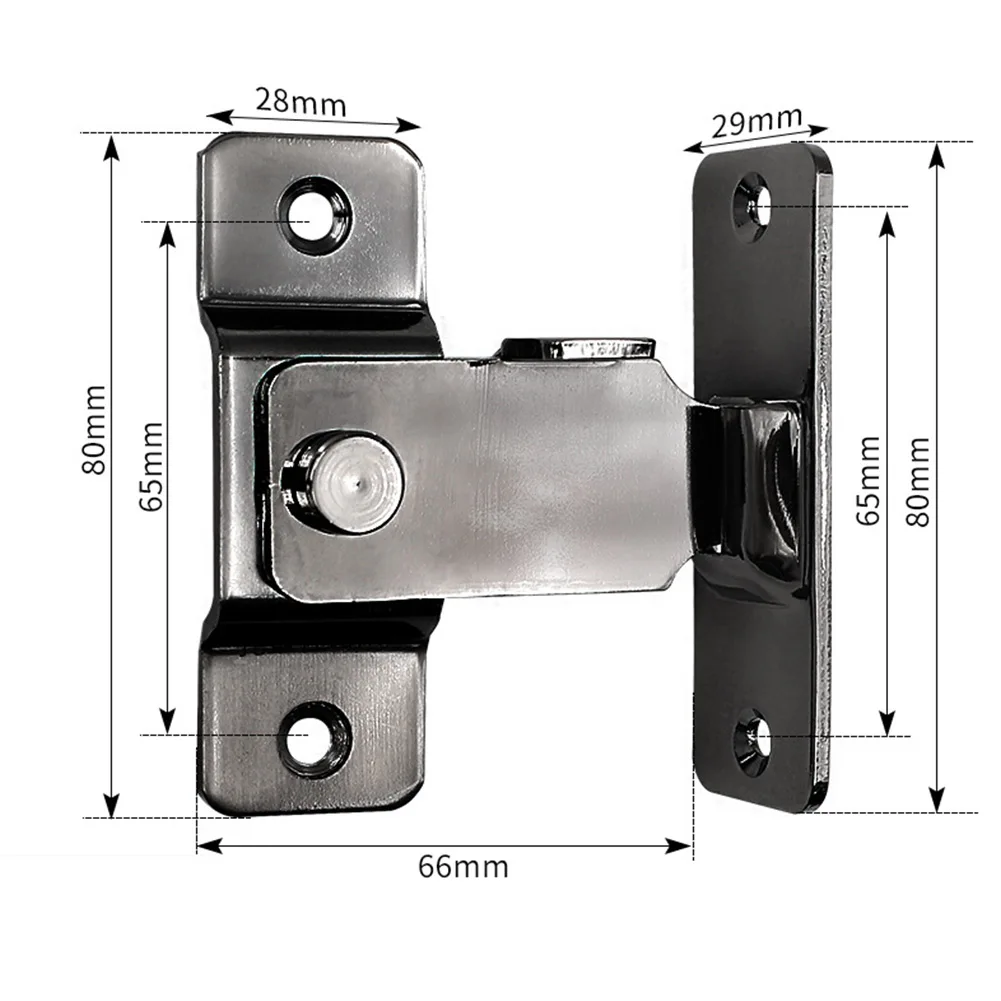 Door Lock 360 Degree Barn Door Latch Bolt Stainless Steel Hook Latch Window Cabinet Locks Right Angle Sliding Gate Lock Hardware
Door Lock 360 Degree Barn Door Latch Bolt Stainless Steel Hook Latch Window Cabinet Locks Right Angle Sliding Gate Lock Hardware