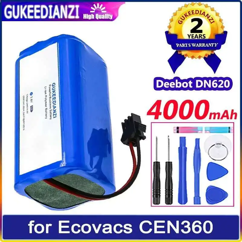 Durable 4000mAh Battery For Ecovacs CEN360 CEN361 DH35 DH43 DH45 DN620 DN621 N79S N79 For Deebot 600 601 605 710 715
Durable 4000mAh Battery For Ecovacs CEN360 CEN361 DH35 DH43 DH45 DN620 DN621 N79S N79 For Deebot 600 601 605 710 715