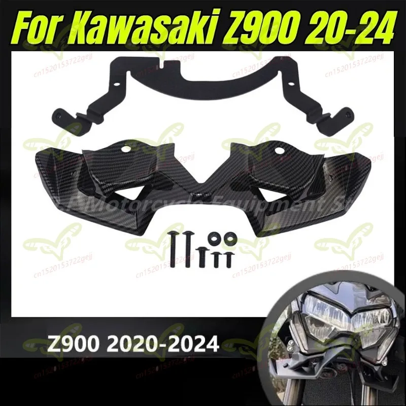 Motorcycle Fairing Fixed Wing Front Spoiler Downward Pressure Wing Moto Accessories for Kawasaki Z900 Z 900 2020-2024
Motorcycle Fairing Fixed Wing Front Spoiler Downward Pressure Wing Moto Accessories for Kawasaki Z900 Z 900 2020-2024