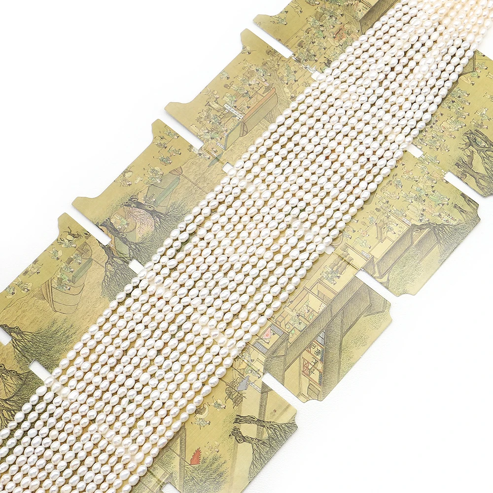 Non-threaded Natural Freshwater Rice-shaped Pearl Straight-hole Beading DIY Fashion Exquisite Necklace Jewelry Accessories
Non-threaded Natural Freshwater Rice-shaped Pearl Straight-hole Beading DIY Fashion Exquisite Necklace Jewelry Accessories