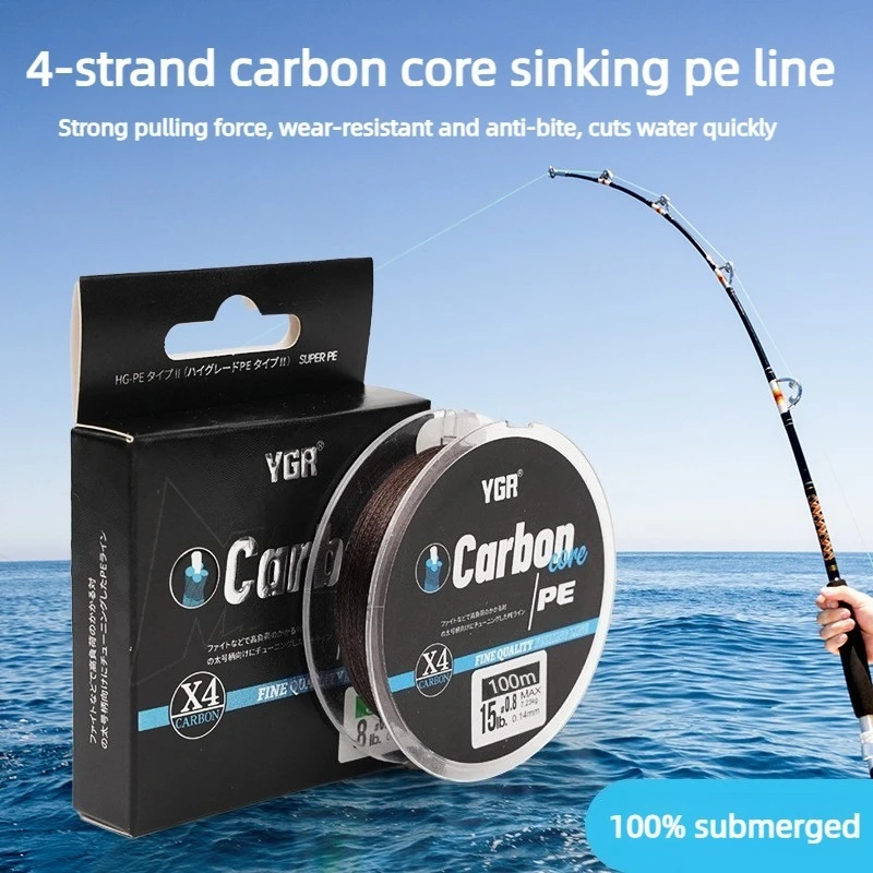 4 Strand Sinking PE Fishing Line with Strong Tensile Force for Fast Water Wear Resistant and Fast Sinking Special for Big Fish
4 Strand Sinking PE Fishing Line with Strong Tensile Force for Fast Water Wear Resistant and Fast Sinking Special for Big Fish