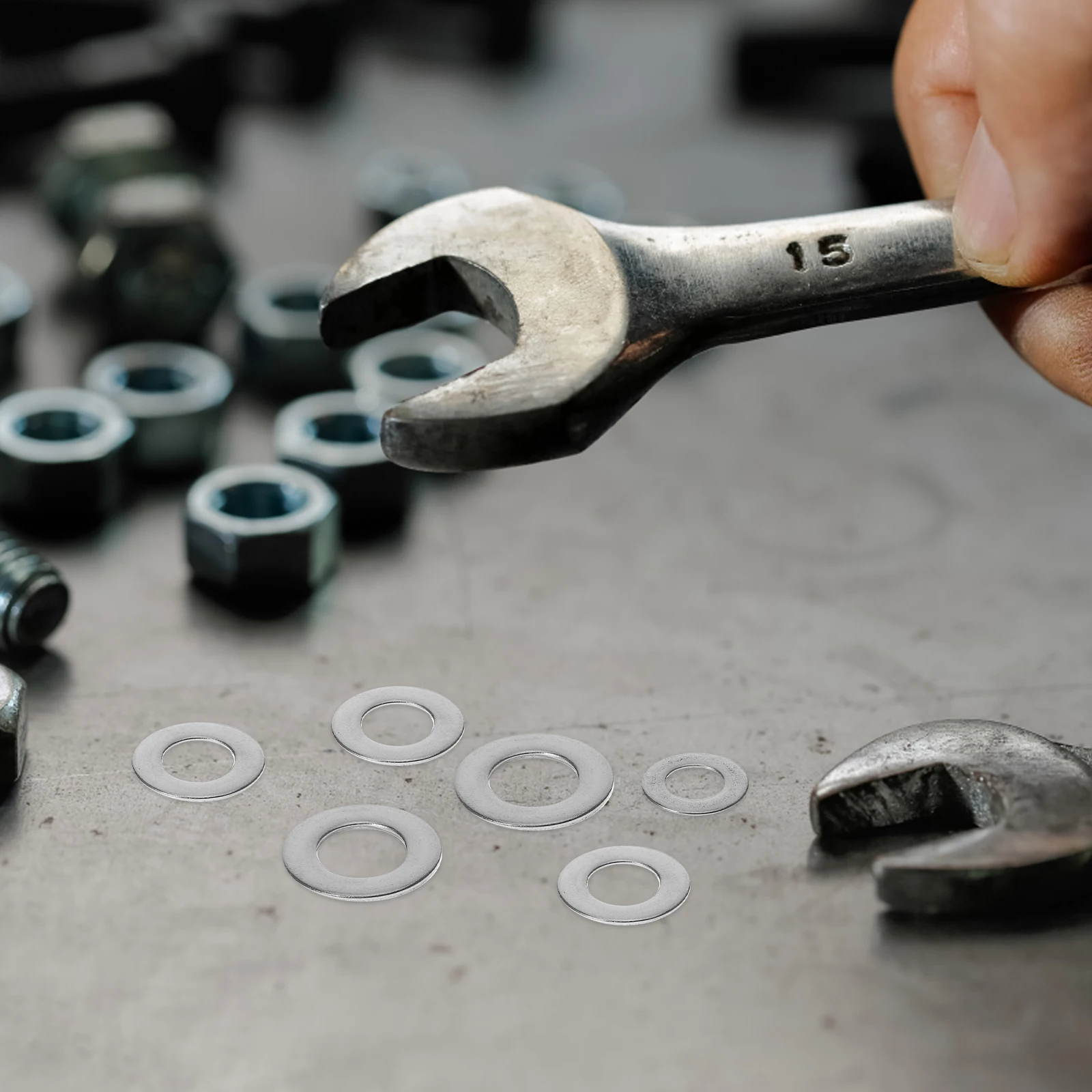 1010pcs Stainless Steel Washer Set Flat Gasket Metal Washers for Screws Hardware Sump Plugs Water Fuel Hydraulic Fittings
1010pcs Stainless Steel Washer Set Flat Gasket Metal Washers for Screws Hardware Sump Plugs Water Fuel Hydraulic Fittings