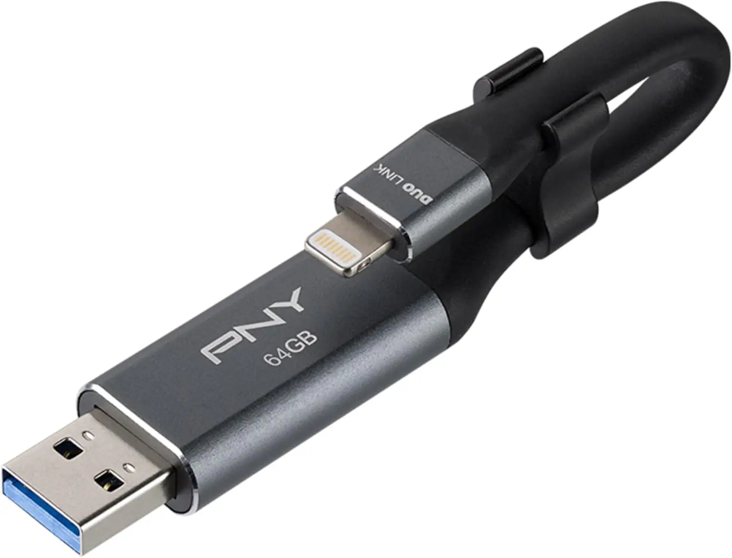 USB-накопитель 64 ГБ с поддержкой iOS, USB 3.0, OTG для iPhone, iPad, компьютеров - внешнее мобильное хранилище для фото и видео, металлический серый корпус
USB-накопитель 64 ГБ с поддержкой iOS, USB 3.0, OTG для iPhone, iPad, компьютеров - внешнее мобильное хранилище для фото и видео, металлический серый корпус