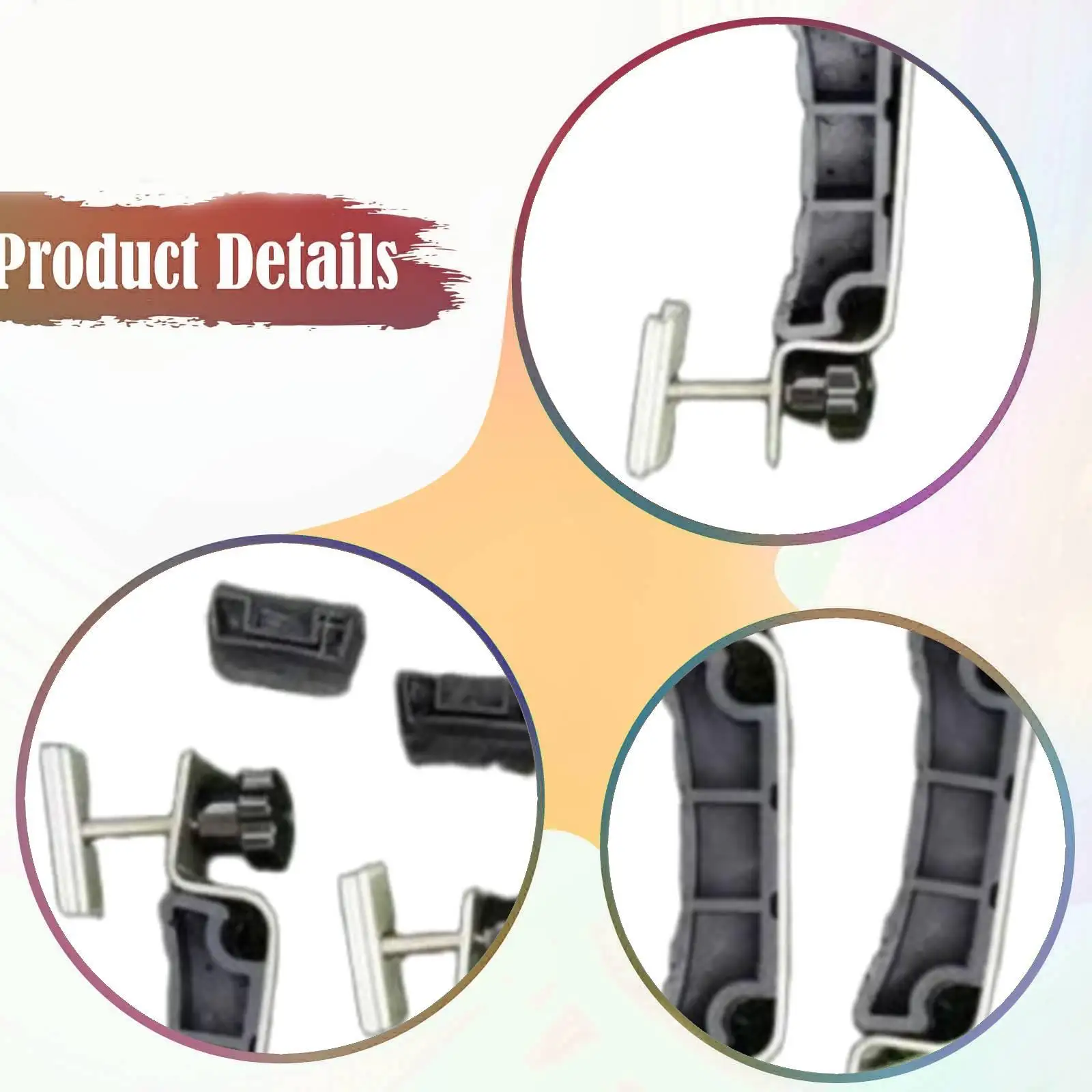 4Pcs Rooftop Tent Mounting Hardware Set, Clamps, Quick Installation, High Strength Steel Fastening Kit,Replacement Chassis Clips
4Pcs Rooftop Tent Mounting Hardware Set, Clamps, Quick Installation, High Strength Steel Fastening Kit,Replacement Chassis Clips