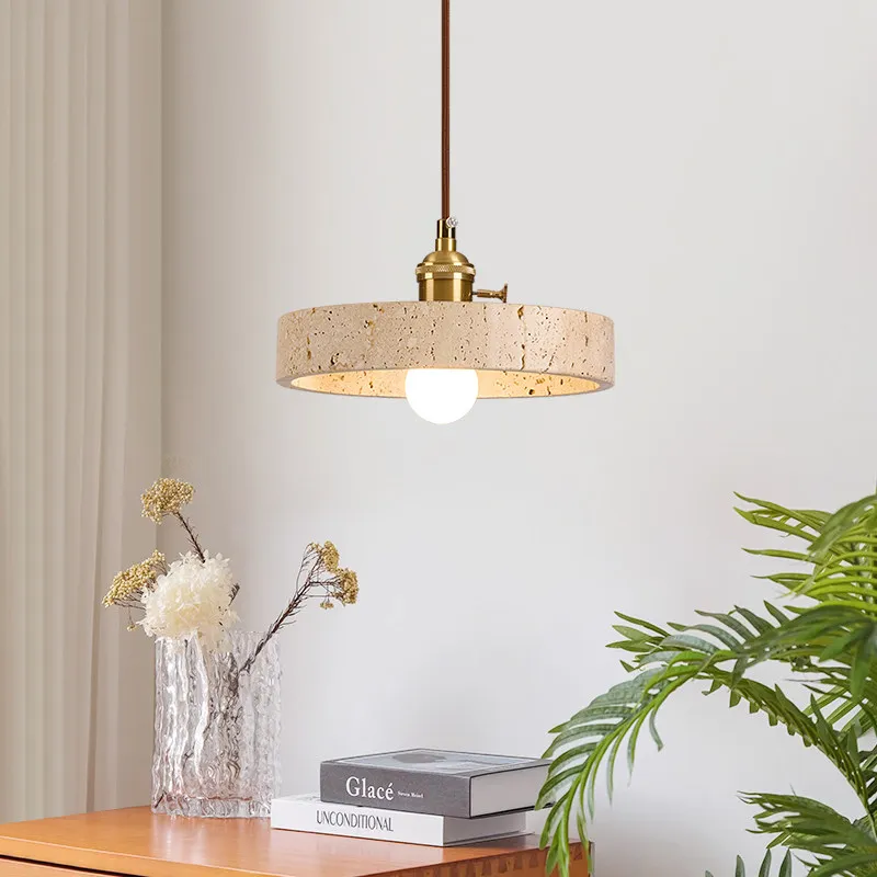 Marble Yellow Travertine Pendant Light Nordic Style Copper Hanging Lamp Lighting for Dining Table Bedroom Living Pendant Light
Marble Yellow Travertine Pendant Light Nordic Style Copper Hanging Lamp Lighting for Dining Table Bedroom Living Pendant Light