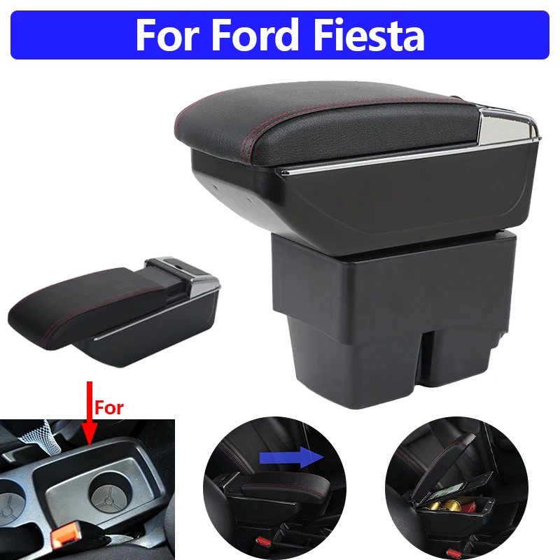 For Ford Fiesta Mk7 Car Armrest Box Center Console Storage Box with Cup Holder PU Leather No Drilling Easy Install Auto parts
For Ford Fiesta Mk7 Car Armrest Box Center Console Storage Box with Cup Holder PU Leather No Drilling Easy Install Auto parts