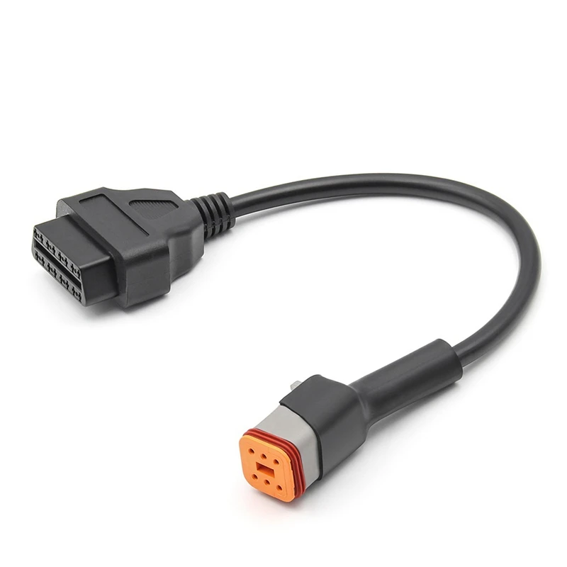 AU04 -6 To 16 Pin Motorcycle Diagnostic Cable Motorbikes OBD2 Extension Connector OBD Adaptors For Softail Touring Sportster
AU04 -6 To 16 Pin Motorcycle Diagnostic Cable Motorbikes OBD2 Extension Connector OBD Adaptors For Softail Touring Sportster