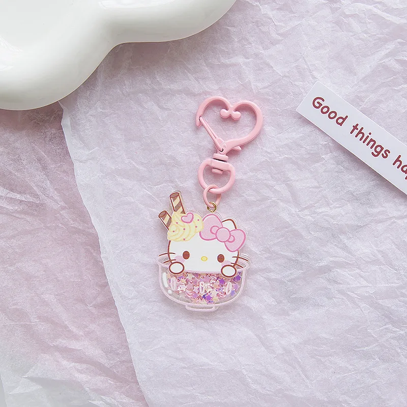 kawaii Sanrio Kuromi Hello Kitty Keychain Car Keyring Cute Cinnamoroll Quicksand Sequins Luminous Portable Pendant Accessories
kawaii Sanrio Kuromi Hello Kitty Keychain Car Keyring Cute Cinnamoroll Quicksand Sequins Luminous Portable Pendant Accessories