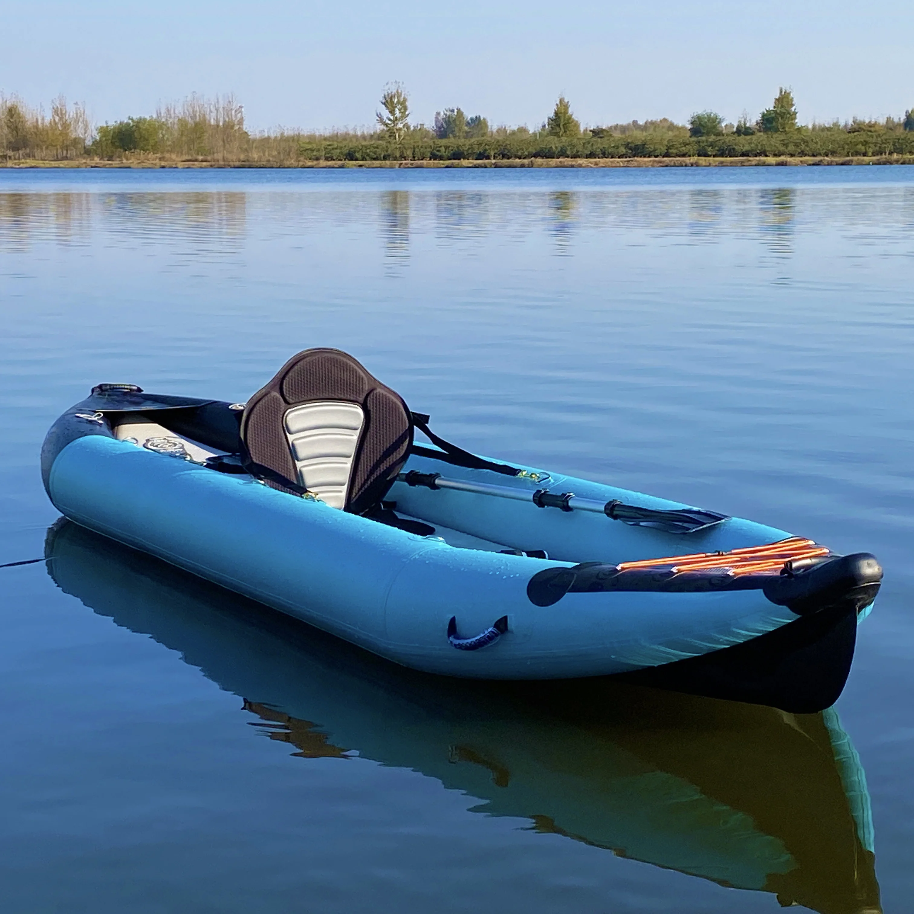 PVC Inflatable Fishing Watercraft Multi-purpose Canoe Kayak Anti Tear Stable Floating Vessel For Lake Sea Angling Sport
PVC Inflatable Fishing Watercraft Multi-purpose Canoe Kayak Anti Tear Stable Floating Vessel For Lake Sea Angling Sport