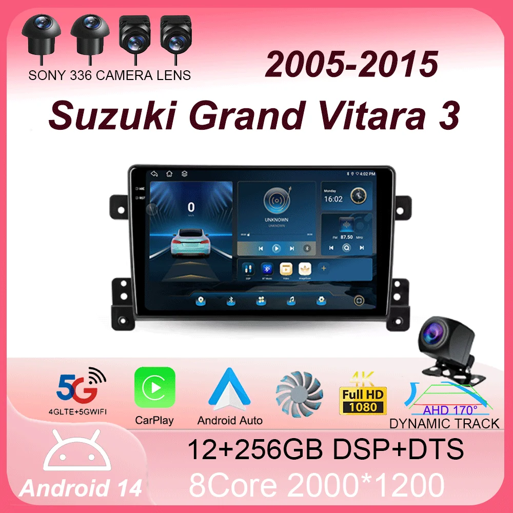 7inch 2din Car Radio Stereo Android 13 For Suzuki Grand Vitara 3 2005-2010 2011-2015 Autoradio Multimedia Screen GPS Carplay RDS
7inch 2din Car Radio Stereo Android 13 For Suzuki Grand Vitara 3 2005-2010 2011-2015 Autoradio Multimedia Screen GPS Carplay RDS