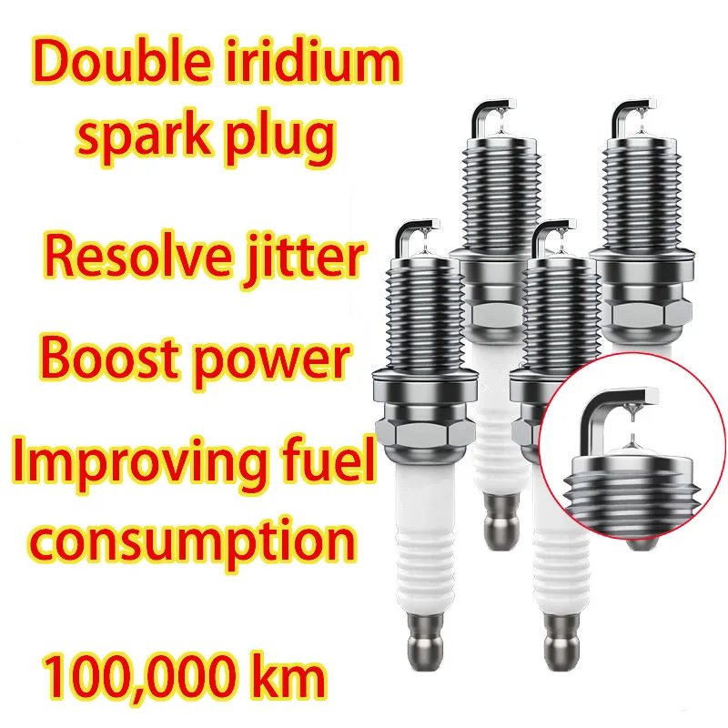 4pcs High Performance Auto Spark Parts Double Iridium Spark Plug For Car Volkswagen Golf 5C 1.2T 180TSI 2014-2024 Engine CBZ
4pcs High Performance Auto Spark Parts Double Iridium Spark Plug For Car Volkswagen Golf 5C 1.2T 180TSI 2014-2024 Engine CBZ