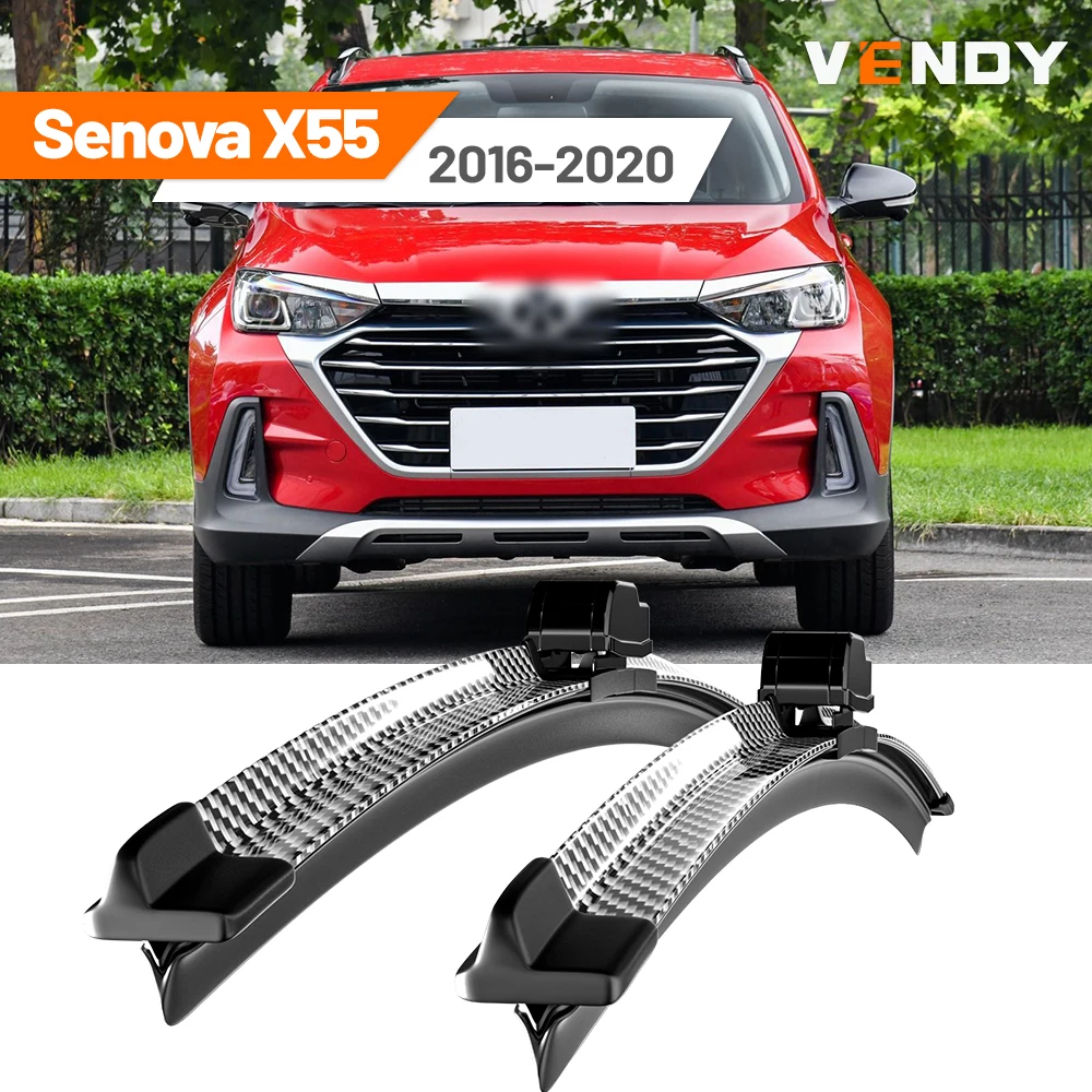 For BAIC Senova X55 2016-2020 2017 2018 2019 2pcs Front Windshield Wiper Blades Windscreen Wipers Carbon Fibre & Black
For BAIC Senova X55 2016-2020 2017 2018 2019 2pcs Front Windshield Wiper Blades Windscreen Wipers Carbon Fibre & Black