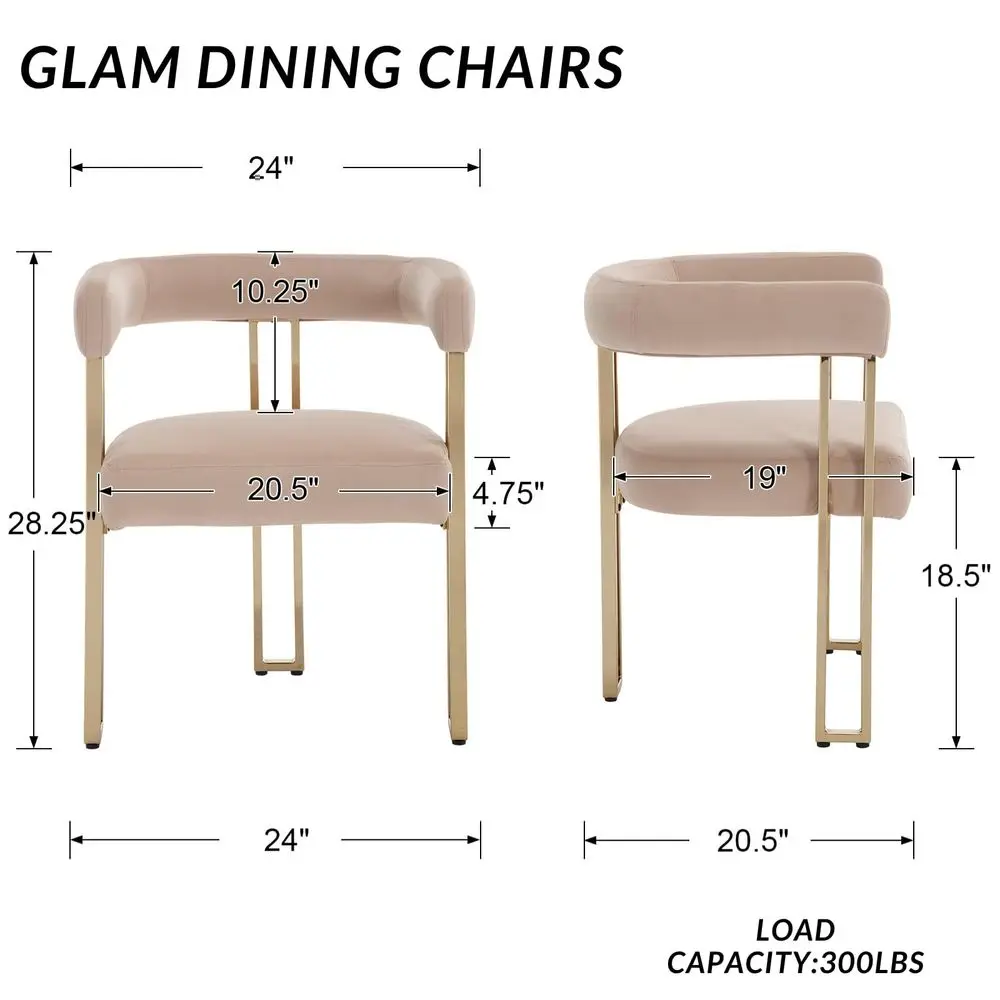 Barrel Dining Chairs Set of 4, Velvet holstered Dining Room Chairs with Gold Metal LegsampArmrest Padded Back Kitchen Chairs
Barrel Dining Chairs Set of 4, Velvet holstered Dining Room Chairs with Gold Metal LegsampArmrest Padded Back Kitchen Chairs