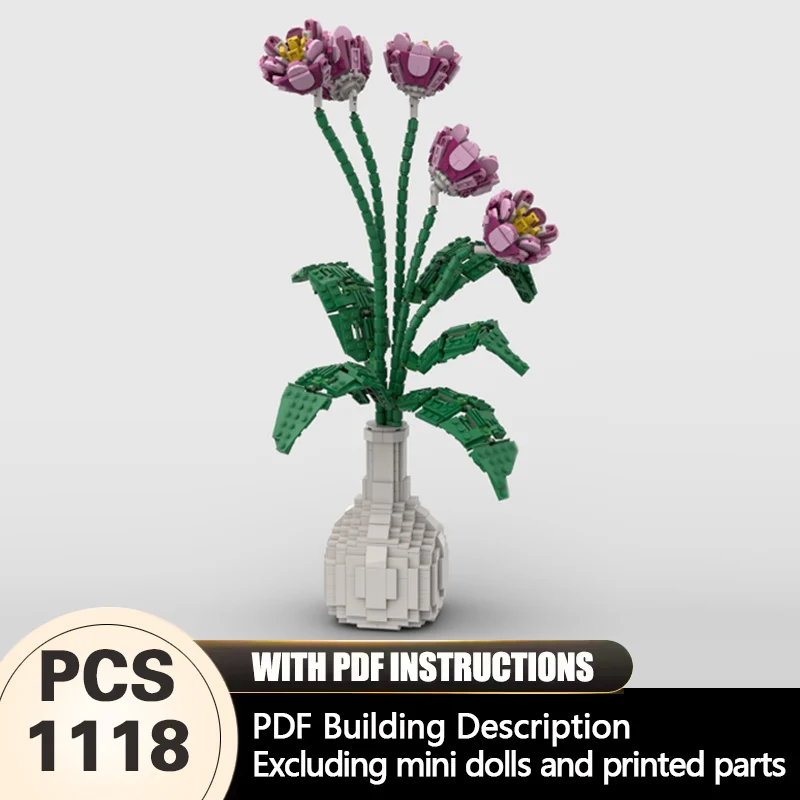 Creators Animal Series Model MOC Building Bricks Purple Flower Bouquet Modular Technology Gifts Holiday Assemble Children Toys
Creators Animal Series Model MOC Building Bricks Purple Flower Bouquet Modular Technology Gifts Holiday Assemble Children Toys