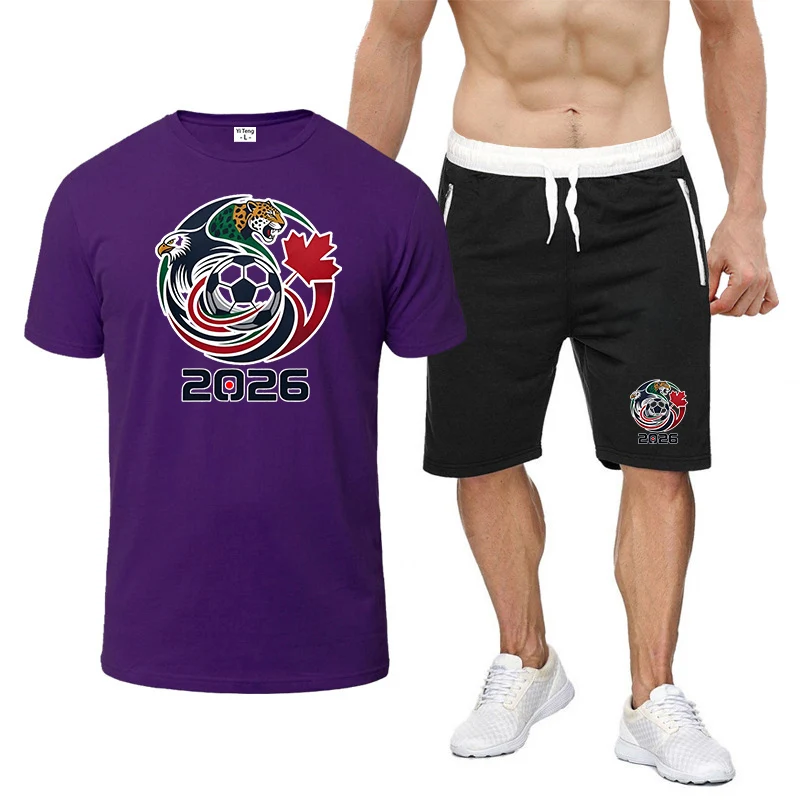 2026 USA Canada Mexico Soccer The boy's short-sleeved suit is a suitable two-piece outfit for summer High-quality set
2026 USA Canada Mexico Soccer The boy's short-sleeved suit is a suitable two-piece outfit for summer High-quality set